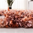 Safavieh Rio 3' x 5' Hand Loomed Shag Rug in Rust and Ivory