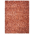 Safavieh Rio 8' x 10' Hand Loomed Shag Rug in Rust and Ivory