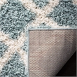 Safavieh Dallas 6' x 9' Shag Rug in Seafoam and Ivory