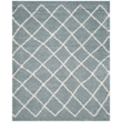 Safavieh Dallas 8' x 10' Shag Rug in Seafoam and Ivory