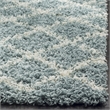 Safavieh Dallas 8' x 10' Shag Rug in Seafoam and Ivory
