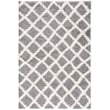 Safavieh Dallas 3' x 5' Shag Rug in Gray and Ivory
