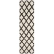 Safavieh Dallas 4' x 6' Shag Rug in Ivory and Gray