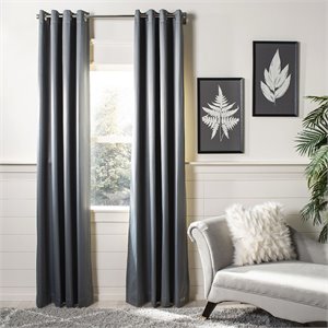 safavieh gresla curtain panel in gray