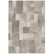 Safavieh Studio 5' x 8' Hand Woven Leather Rug in Gray and White