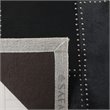 Safavieh Studio 4' x 6' Hand Woven Leather Rug in Black