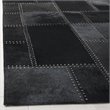 Safavieh Studio 5' x 8' Hand Woven Leather Rug in Black