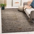 Safavieh Stone Wash 4' x 6' Hand Knotted Rug in Dark Brown