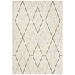 Safavieh Stone Wash 4' x 6' Hand Knotted Rug in Ivory and Blue