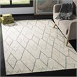 Safavieh Stone Wash 5' x 8' Hand Knotted Rug in Ivory and Blue