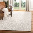 Safavieh Trace 8' x 10' Hand Tufted Wool Rug in Camel and Ivory