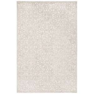 Safavieh Trace 8' x 10' Hand Tufted Wool Rug in Camel and Ivory