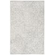 Safavieh Trace 3' x 5' Hand Tufted Wool Rug in Charcoal and Ivory