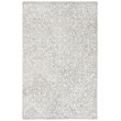 Safavieh Trace 8' x 10' Hand Tufted Wool Rug in Charcoal and Ivory