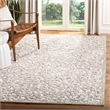 Safavieh Trace 3' x 5' Hand Tufted Wool Rug in Brown and Ivory