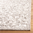 Safavieh Trace 3' x 5' Hand Tufted Wool Rug in Brown and Ivory