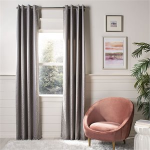 safavieh bilra curtain panel in gray