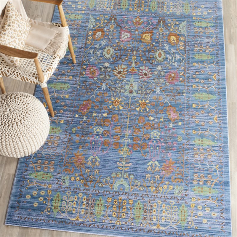 Safavieh Valencia 10' x 14' Rug in Blue and Green Cymax Business