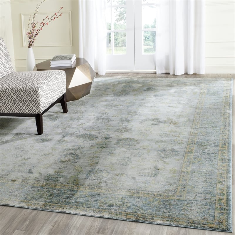 Safavieh Valencia 8' x 10' Rug in Pink and Gold