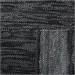 Safavieh Vintage 2' x 3' Hand Woven Leather Rug in Black and Gray
