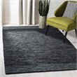 Safavieh Vintage 6' x 9' Hand Woven Leather Rug in Black and Gray
