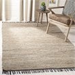Safavieh Vintage 3' x 5' Hand Woven Leather Rug in Beige