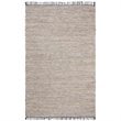 Safavieh Vintage 4' x 6' Hand Woven Leather Rug in Brown and Beige