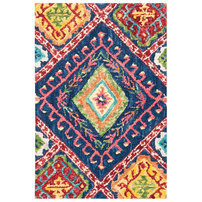 Safavieh Aspen 2' x 3' Hand Tufted Wool Rug in Blue