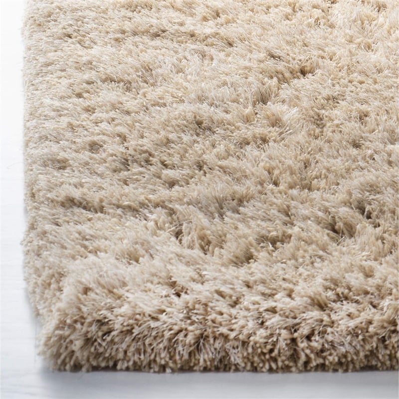 Safavieh Atlantic 4' x 6' Hand Tufted Shag Rug in Beige