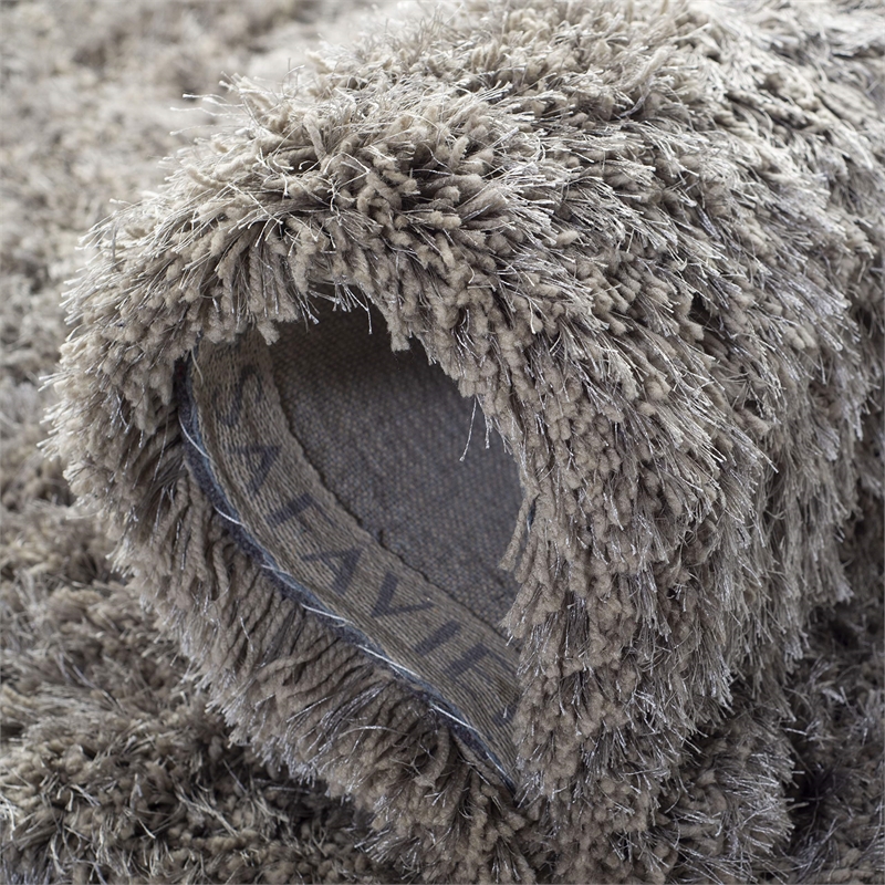 Safavieh Atlantic 3' x 5' Hand Tufted Shag Rug in Gray