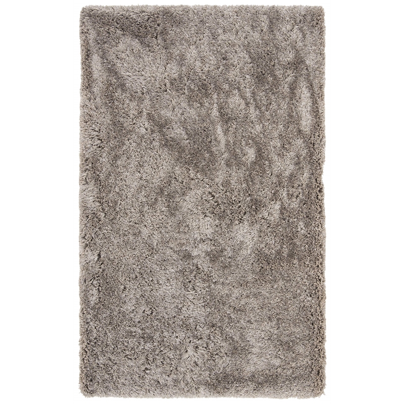 Safavieh Atlantic 5' x 8' Hand Tufted Shag Rug in Gray