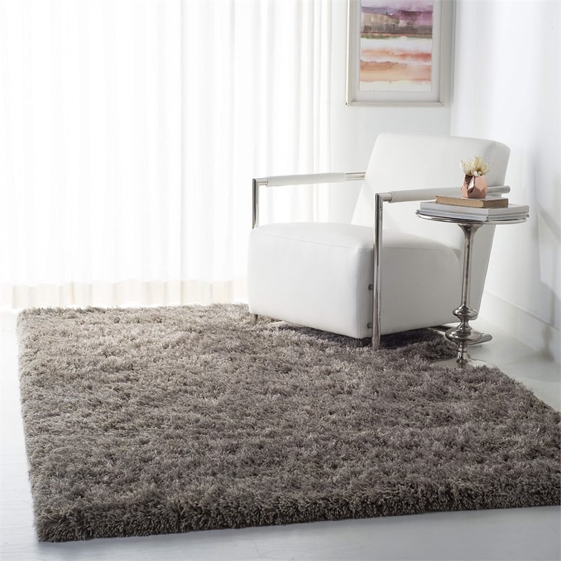 Safavieh Atlantic 8' x 10' Hand Tufted Shag Rug in Gray