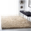 Safavieh Atlantic 4' x 6' Hand Tufted Shag Rug in Silver