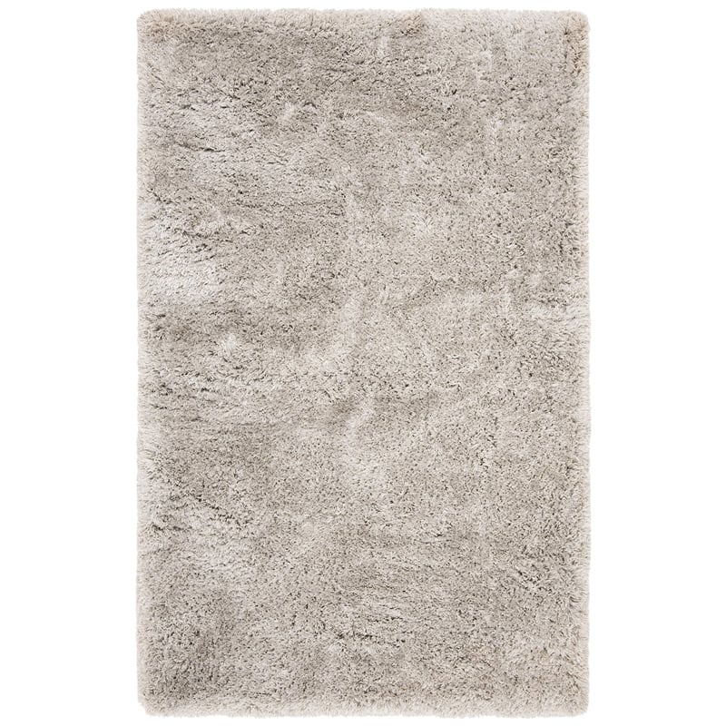 Safavieh Atlantic 5' x 8' Hand Tufted Shag Rug in Silver