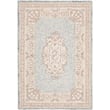 Safavieh Aubusson 4' x 6' Hand Tufted Wool Rug in Blue and Ivory