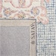Safavieh Aubusson 6' Square Hand Tufted Wool Rug in Blue and Ivory