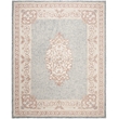 Safavieh Aubusson 8' x 10' Hand Tufted Wool Rug in Blue and Ivory