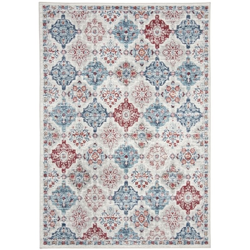 Safavieh Brentwood 3' x 5' Rug in Cream and Blue