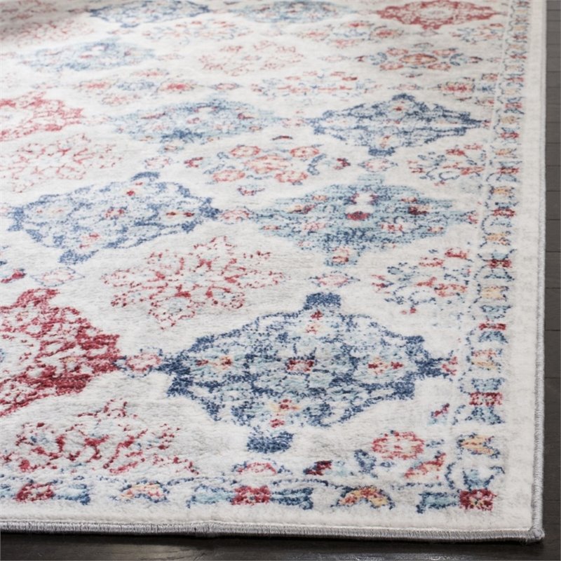 Safavieh Brentwood 8' x 10' Rug in Cream and Blue