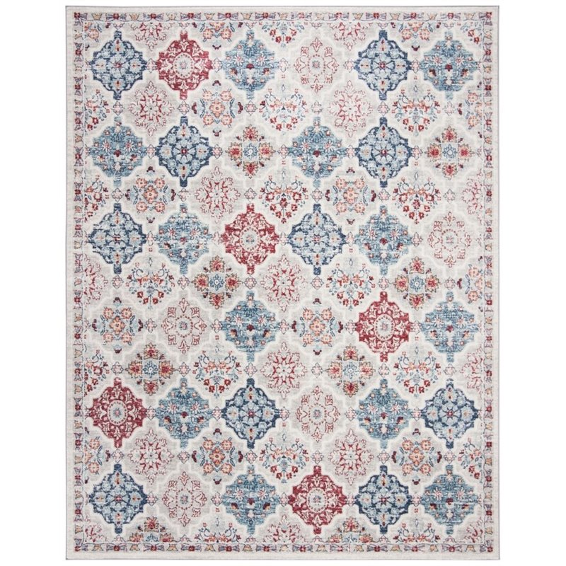 Safavieh Brentwood 8' x 10' Rug in Cream and Blue