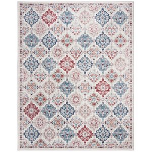 safavieh brentwood 8' x 10' rug in cream and blue