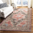 Safavieh Classic Vintage 8' x 10' Rug in Red and Charcoal