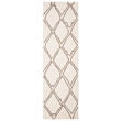 Safavieh Casablanca 8' x 10' Hand Tufted Wool Rug in Ivory and Gray