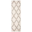 Safavieh Casablanca 8' x 10' Hand Tufted Wool Rug in Ivory and Black