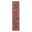 Safavieh Farmhouse 2' x 8' Runner Rug in Red and Ivory
