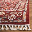 Safavieh Farmhouse 3' x 5' Rug in Red and Ivory