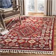 Safavieh Farmhouse 8' x 10' Rug in Red and Ivory