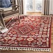 Safavieh Farmhouse 9' x 12' Rug in Red and Ivory