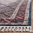Safavieh Farmhouse 3' x 5' Rug in Ivory and Navy