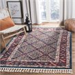 Safavieh Farmhouse 8' x 10' Rug in Ivory and Navy